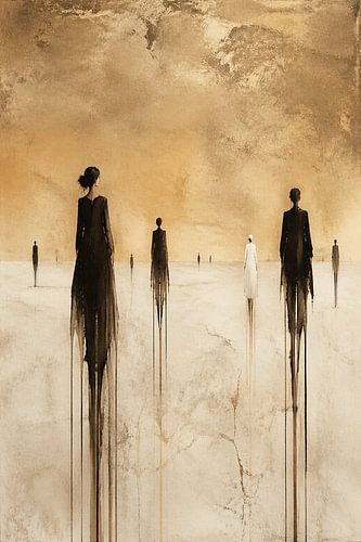 Ethereal Silence – Exclusive Abstract Fine Art in Sepia Tones