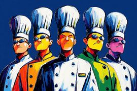 Chef Parade by OMG Art