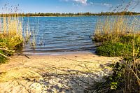 Biesbosch Fluss mit Strand