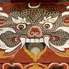 Demon in de Trongsa Dzong in Butan, van Theo Molenaar