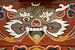 Demon in de Trongsa Dzong in Butan, van Theo Molenaar