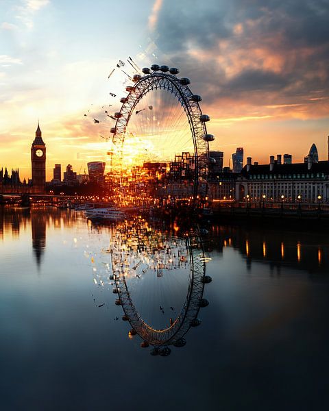 Geteilte Welten im Wasser von fernlichtsicht