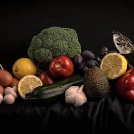Stillleben Obst und Gemüse von Marjolein van Middelkoop