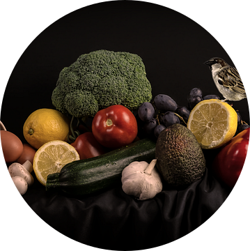 Stilleven groente en fruit van Marjolein van Middelkoop