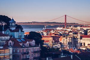 Lissabon Skyline / Ponte 25 de Abril von Alexander Voss