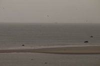 Rain over the sea
