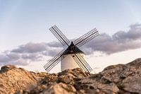 Don Quichot windmolenlandschap in Spanje.