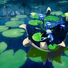 Blue Garden by True Color Stories