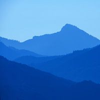 Blauwe bergen