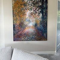 Klantfoto: August Renoir. In het bos, als artframe