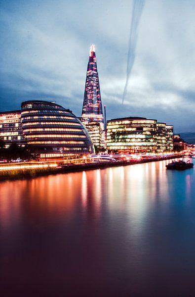 Stadtbild in London, The Shard Tower von Lex Overtoom