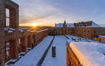 Burg Nideggen, Rureifel, Nordrhein-Westfalen, Deutschland