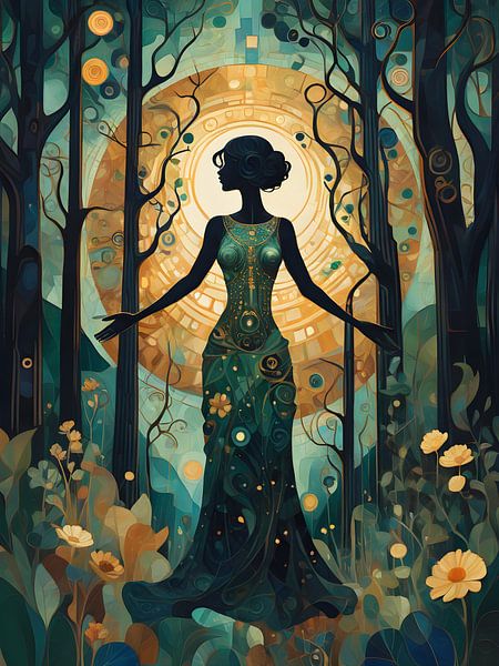 "Feminine power surrounded by natural light by Bart Veeken