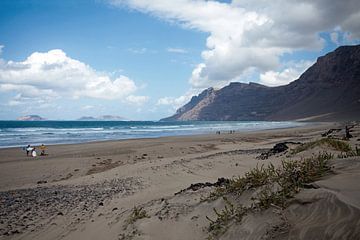 Atlantische kust van Lanzarote van t.ART