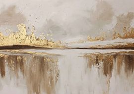 Golden reflections on the horizon by Niklas Maximilian