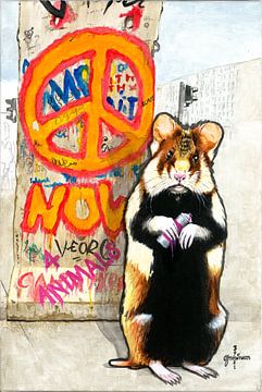 Vrede, nu! - Urban Activist Hamster van WeltReisender Magazin