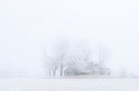 Huisje in een winters landschap van Smeenk Fotografie thumbnail