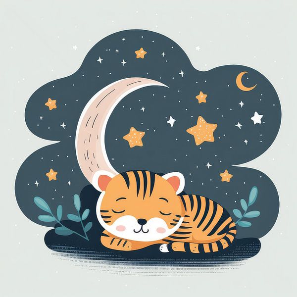 Schlafender Tiger von Bert Nijholt
