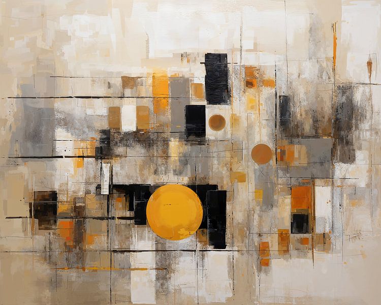 Abstract No.868 van Blikvanger Schilderijen