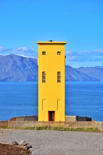 De vuurtoren bij Húsavík