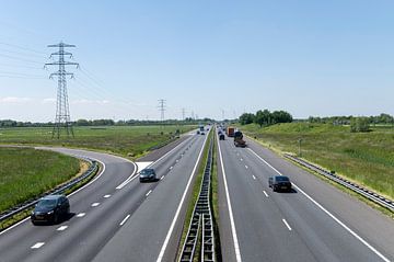 A15 motorway by Richard Wareham