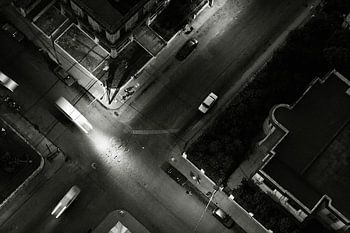 Vue de la rue de La Havane la nuit