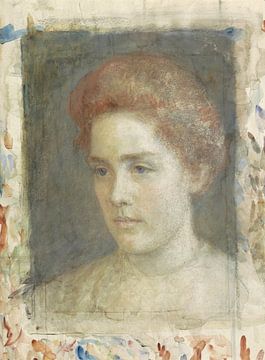 Portret van juffrouw Wiedenbruggen, Jan Veth