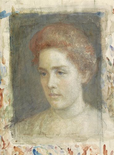 Porträt von Fräulein Wiedenbruggen, Jan Veth