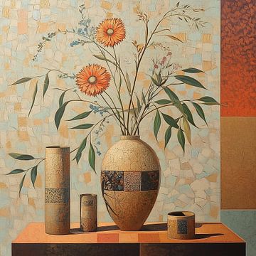 Modernes Blumenstudium von Blickfänger Gemälde