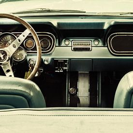 De vintage Ford Mustang van Martin Bergsma