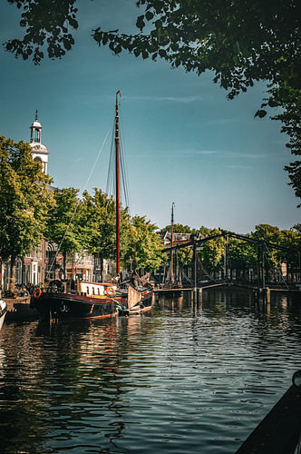 Der Hafen von Schiedam