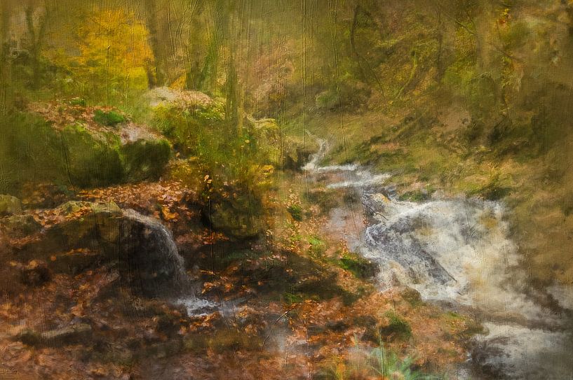 A dreamy autumn atmosphere in the Ardennes by Geert Van Baelen