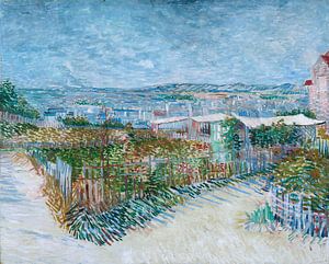 Montmartre - hinter der Moulin de la Galette, Vincent van Gogh