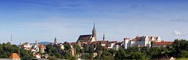 Skyline van de oude stad Bautzen van Frank Herrmann