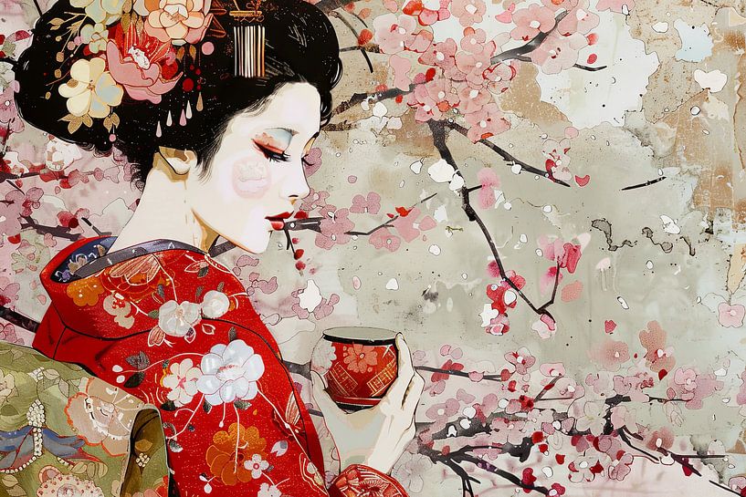 Geisha Japan von Egon Zitter
