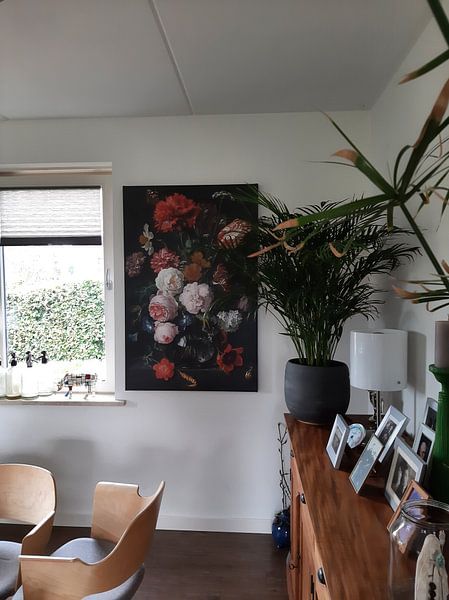 Customer photo: Still life with flowers in a glass vase, Jan Davidsz. de Heem, on canvas