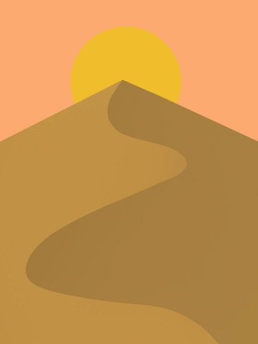 Sonnenuntergang in der Wüste