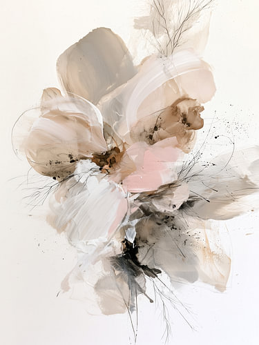 Sanfte, neutrale, minimalistische Abstraktion 02 von IamHomeStudio