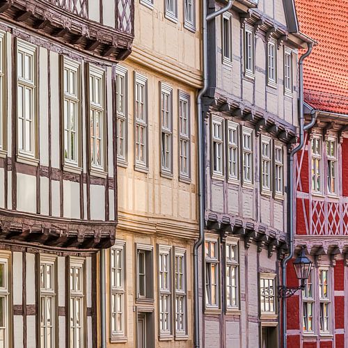 Maisons à colombages dans la vieille ville de Quedlinburg