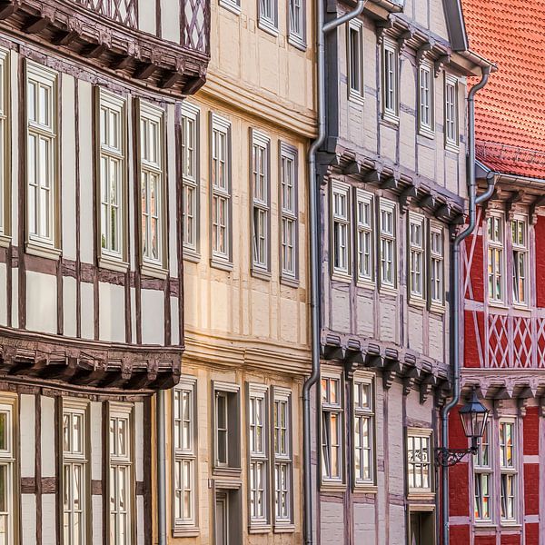 Fachwerkhäuser in der Altstadt von Quedlinburg von Werner Dieterich