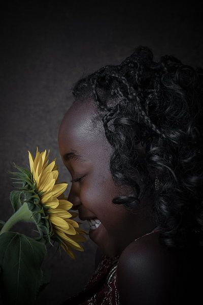 Vrolijke bloem van Manon Moller Fotografie