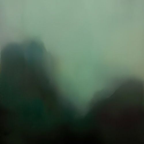 Modernes Abstract "grün, grüner, am grünsten"