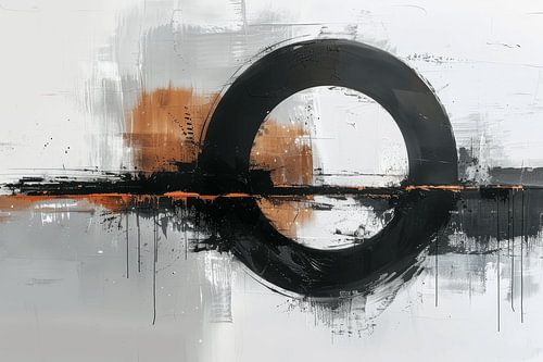 Circle, modern and abstract
