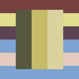 Abstract geometrische kunst geïnspireerd door Sean Scully van Dina Dankers