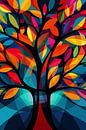 Abstract tree by the river by Frank Daske | Foto & Design thumbnail