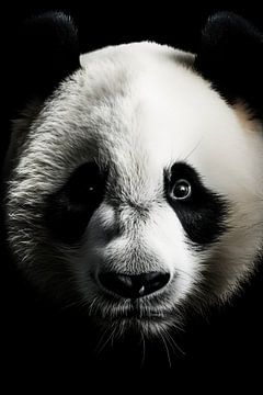 Portrait de panda sur Tableaux ARTEO