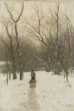 Winter in de Scheveningse bosjes, Anton Mauve