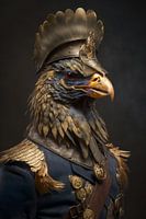 Portrait of the of the boss of chicken country
