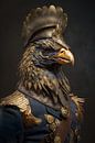 Portrait du patron du pays du poulet par Digitale Schilderijen Aperçu