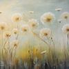Art du pissenlit sur Peintures accrocheuses